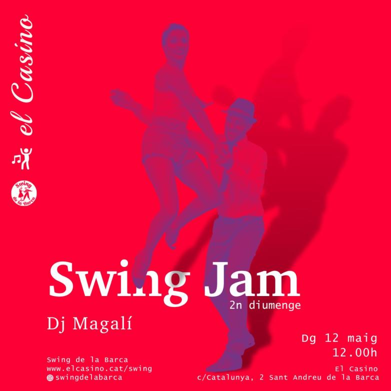 Cartell promocional de la Swing Jam al Casino de St Andreu de la Barca